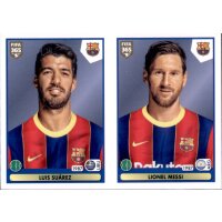 Sticker 118 - Luis Suarez - Lionel Messi