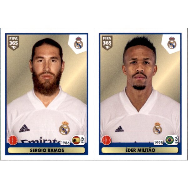 Sticker 122 - Sergio Ramos - Eder Militao