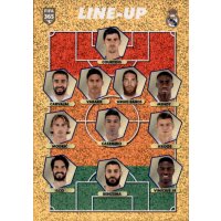 Sticker 128 - Real Madrid - line-up