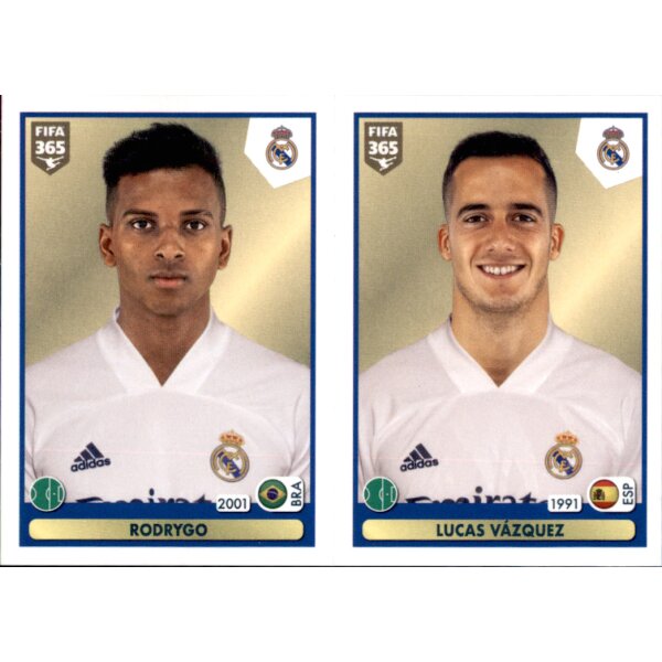 Sticker 131 - Rodrygo - Lucas Vazquez