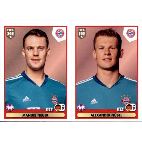 Sticker 154 - Manuel Neuer - Alexander Nübel