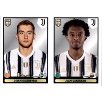 Sticker 242 - Dejan Kulusevski - Juan Cuadrado