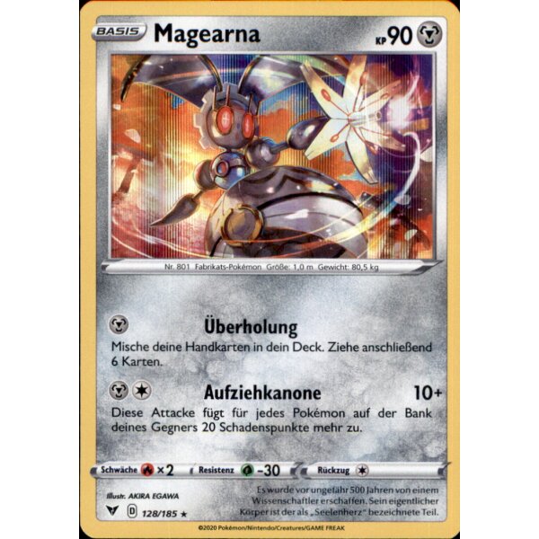 128/185 - Magearna - Holofoil Rare