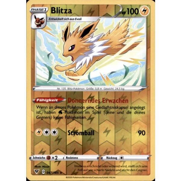 047/185 - Blitza - Reverse Holo