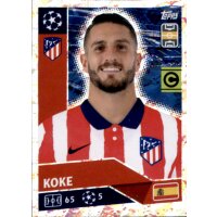 Sticker ATM13 - Koke (Captain) - Atletico Madrid