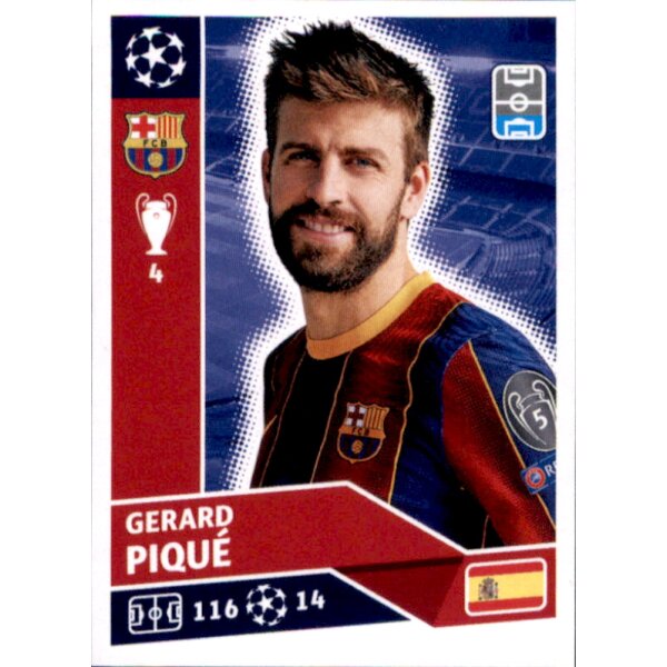 Sticker BAR5 - Gerard Pique - FC Barcelona