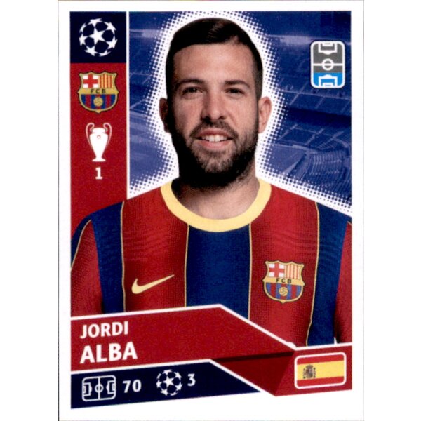 Sticker BAR7 - Jordi Alba - FC Barcelona