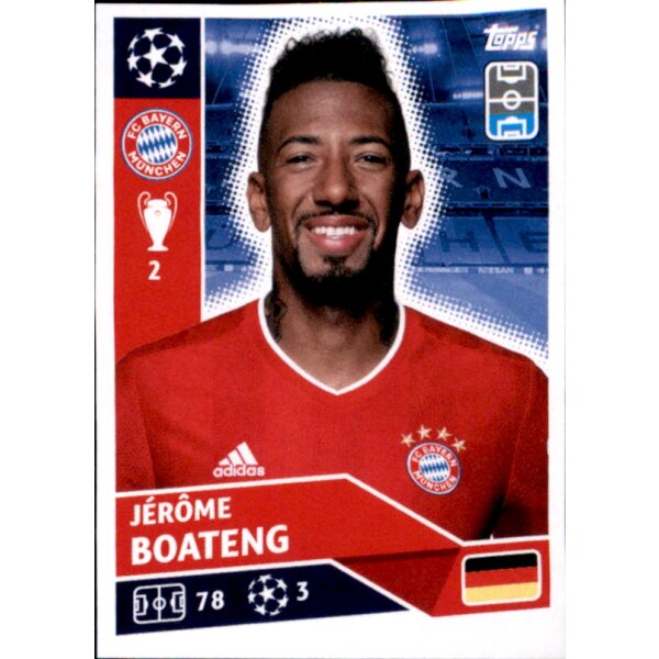 Sticker BAY5 - Jerome Boateng - FC Bayern München