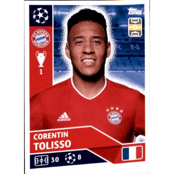 Sticker BAY12 - Corentin Tolisso - FC Bayern München