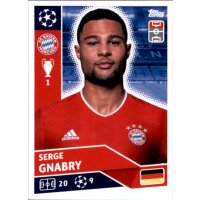 Sticker BAY17 - Serge Gnabry - FC Bayern München