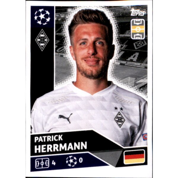 Sticker BMG12 - Patrick Herrmann - Borussia Mönchengladbach