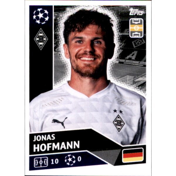 Sticker BMG14 - Jonas Hofmann - Borussia Mönchengladbach