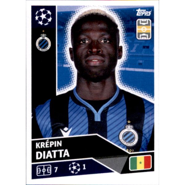 Sticker BRU13 - Krepin Diatta - Club Brugge KV