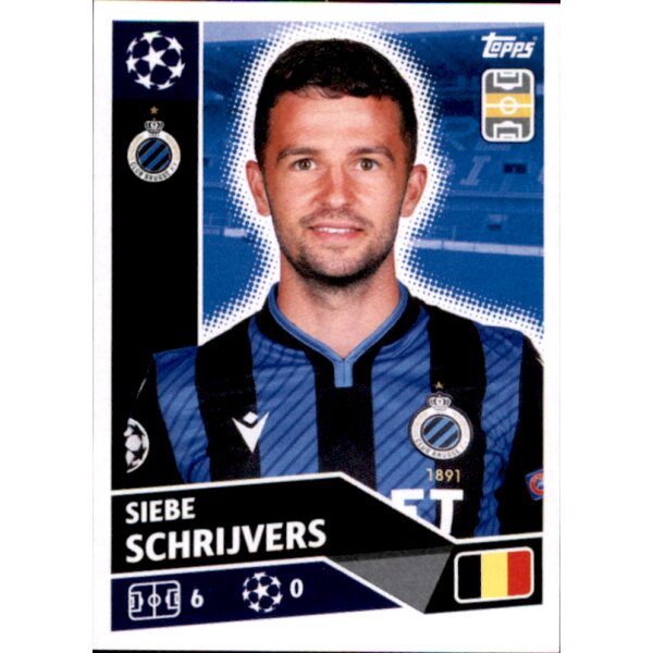 Sticker BRU14 - Siebe Schrijvers - Club Brugge KV
