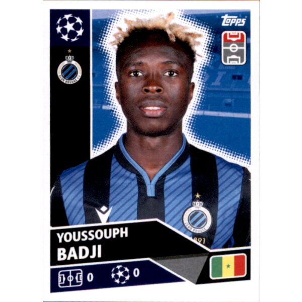 Sticker BRU17 - Youssouph Badji - Club Brugge KV