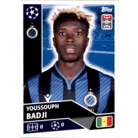 Sticker BRU17 - Youssouph Badji - Club Brugge KV