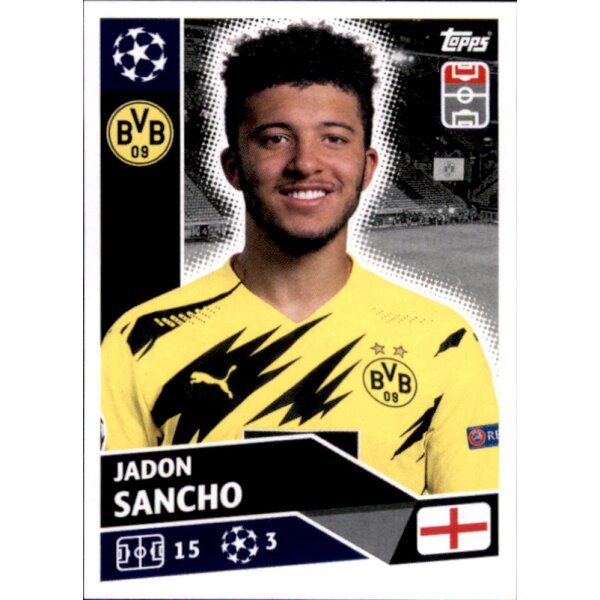 Sticker DOR16 - Jadon Sancho - Borussia Dortmund