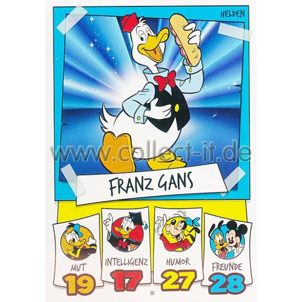 DS-010 - Franz Gans - Topps Disney Duck Stars