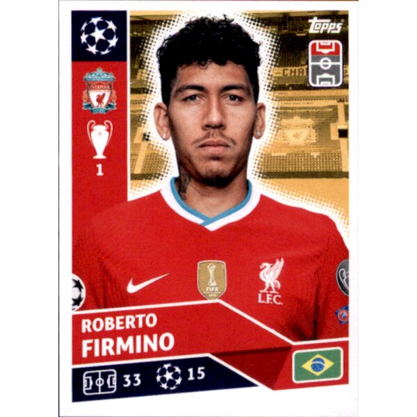 Sticker LIV18 - Roberto Firmino - FC Liverpool