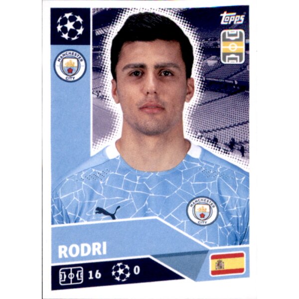 Sticker MCI9 - Rodri - Manchester City