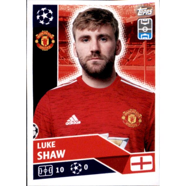 Sticker MUN7 - Luke Shaw - Manchester United