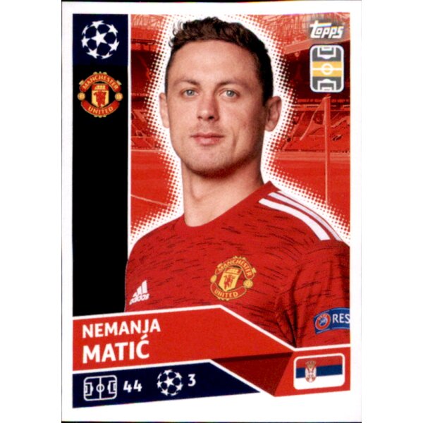 Sticker MUN8 - Nemanja Matic - Manchester United