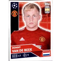 Sticker MUN10 - Donny Van De Beek - Manchester United