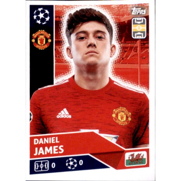 Sticker MUN13 - Daniel James - Manchester United