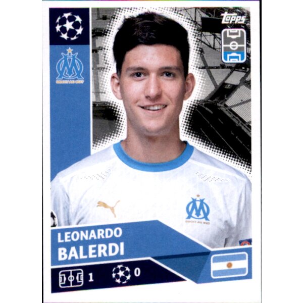 Sticker OLM10 - Leonardo Balerdi - Olympique Marseille