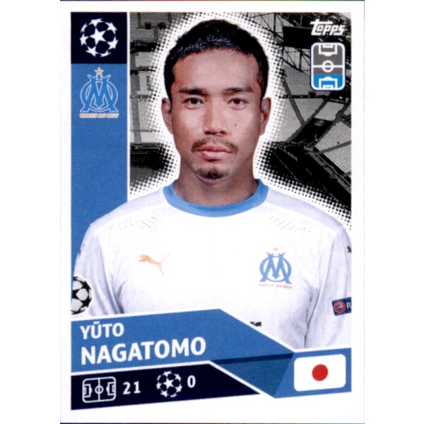 Sticker OLM11 - Yuto Nagatomo - Olympique Marseille