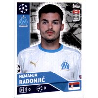 Sticker OLM17 - Nemanja Radonjic - Olympique Marseille