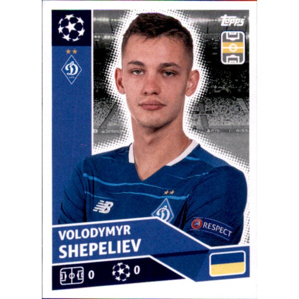 Sticker POF25 - Volodymyr Shepeliev - Dynamo Kiew