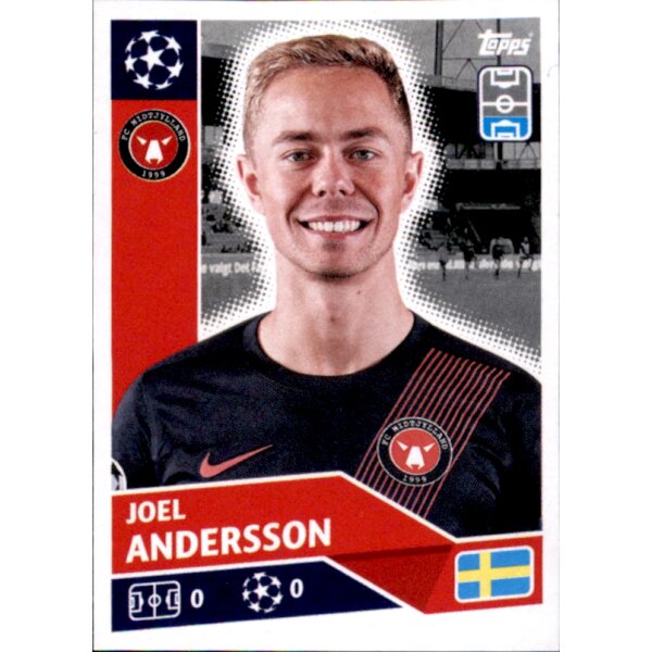 Sticker POF55 - Joel Andersson - FC Midtjylland