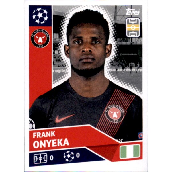 Sticker POF58 - Frank Onyeka - FC Midtjylland