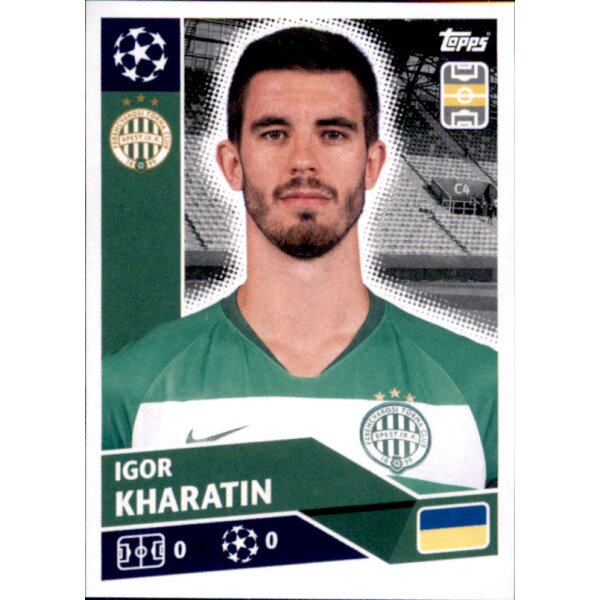 Sticker POF90 - Igor Kharatin - Ferencvarosi TC