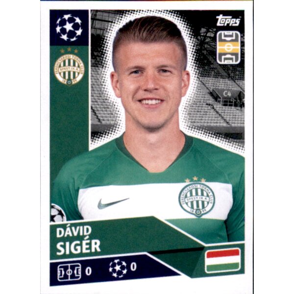 Sticker POF91 - David Siger - Ferencvarosi TC