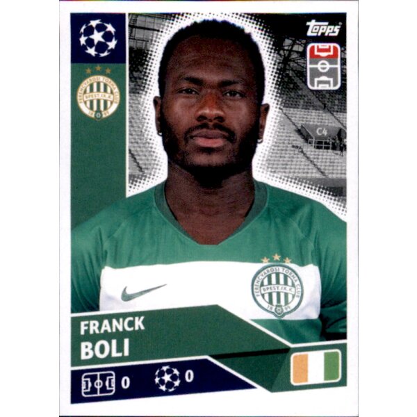 Sticker POF95 - Franck Boli - Ferencvarosi TC