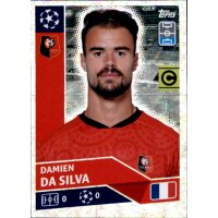 Sticker REN6 - Damien Da Silva - Captain - Stade Rennais FC