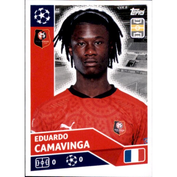 Sticker REN9 - Eduardo Camavinga - Stade Rennais FC