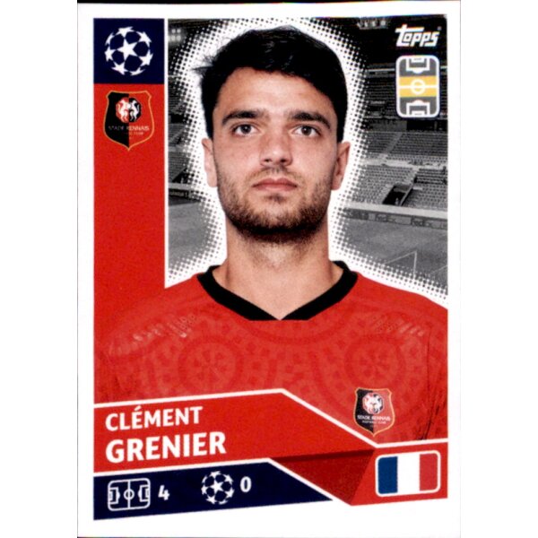 Sticker REN13 - Clement Grenier - Stade Rennais FC