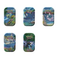 Pokemon - Glänzendes Schicksal - ALLE 5 Mini TINs -...