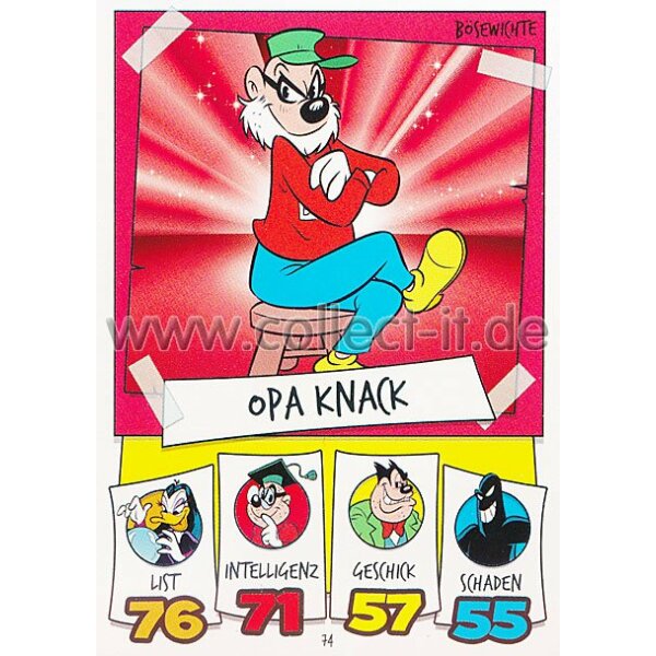 DS-074 - Opa Knack - Topps Disney Duck Stars