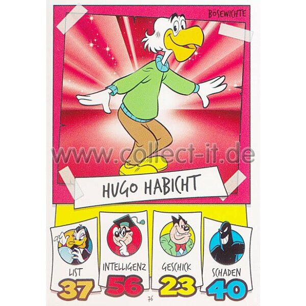 DS-076 - Hugo Habicht - Topps Disney Duck Stars