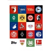 4 - Bundesliga Team Logos - Puzzle Karte - 2020/2021