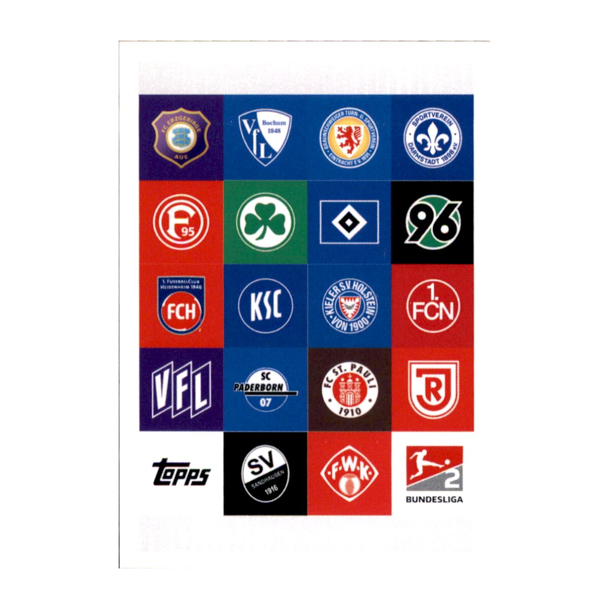 5 2 Bundesliga Team Logos Puzzle Karte 2020 2021 0 39