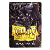 Dragon Shield Matte Sleeves - Black (60 Sleeves)