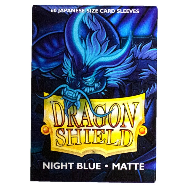 Dragon Shield Matte Sleeves - Night Blue (60 Sleeves)