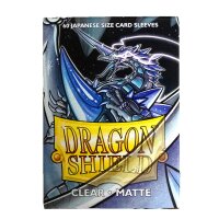 Dragon Shield Matte Sleeves - Clear (60 Sleeves)