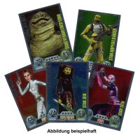 Star Wars Force Attax 5 verschiedene Star Karten...