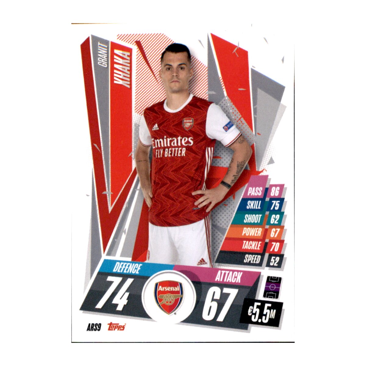 Ars09 Granit Xhaka Basis Karte 2020 2021 1 99